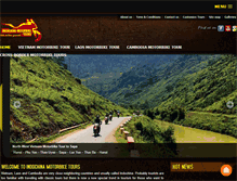 Tablet Screenshot of indochinamotorbiketours.com